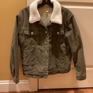Pacsun Green Corduroy Jacket